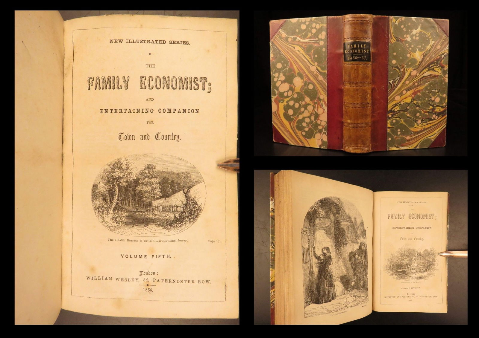 1856 – Family Economist | Illustrated Cooking, Birds, Smokeless Fireplace: The Family Economist is a 19th-century book designed for home makers and rural families filled with instruction and direction on a variety of topics. Notable topics include: modes of cooking, descript