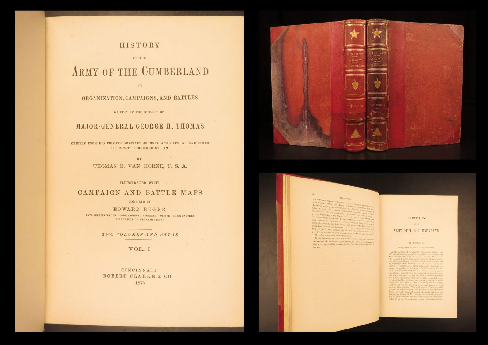 1875 – Army of the Cumberland | Civil War Campaign Stories & Records | 2vols (1 of 10)