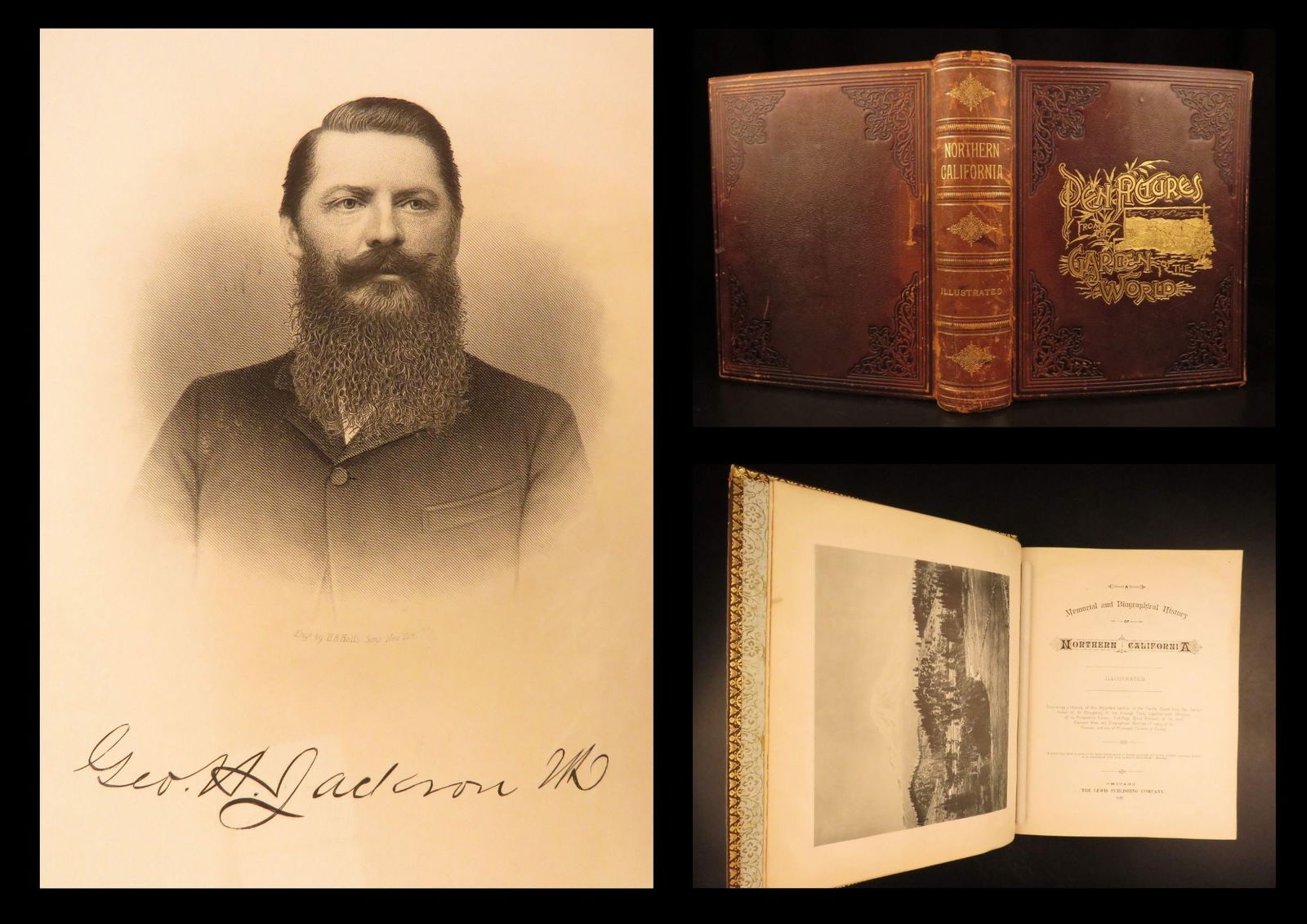 1891 Northern California 1ed GOLD San Francisco Mexico INDIANS Spain Voyages: 1891 Northern California 1ed GOLD San Francisco Mexico INDIANS Spain Voyages “A Memorial and biographical History of Northern California” is a late 19th-century historical study on the America