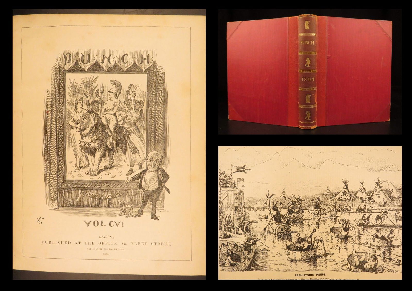 1894 – Punch Magazine | Illustrated Cartoons & Political Satire | Tenniel Art: Punch was one of the most popular British magazines in the mid-19th-century. Written to provide the public with political satire, humor, and cartoon entertainment, this work was the first publication