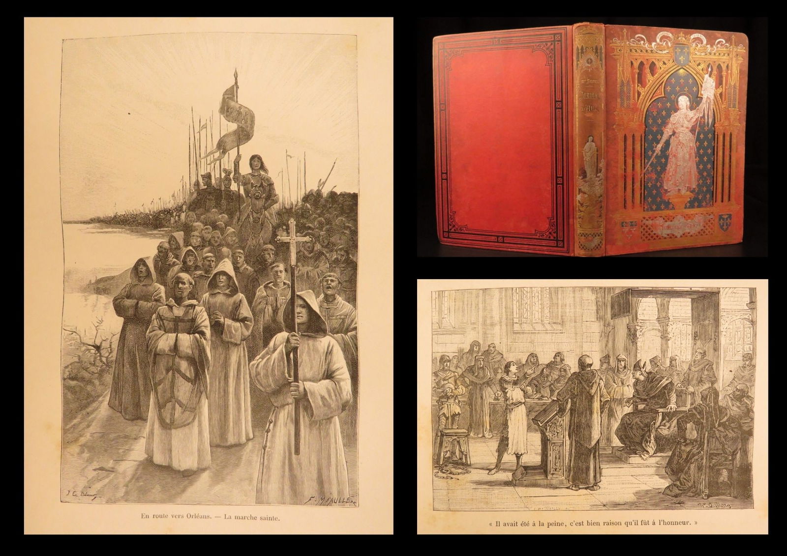 1896 – Joan of Arc – Marius Sebet | Illustrated French History, Jean d’Arc: At the end of the 18th-century, the story of Joan of Arc was merely a legend and little was written in histories about her life. Following the successes of Jules Quicherats history of Joan of Arc, num