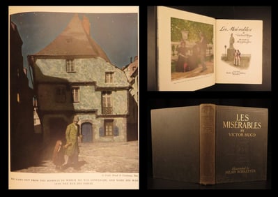 1925 – Les Misérables – Victor Hugo | First Ed with Mead Schaeffer Illustrations