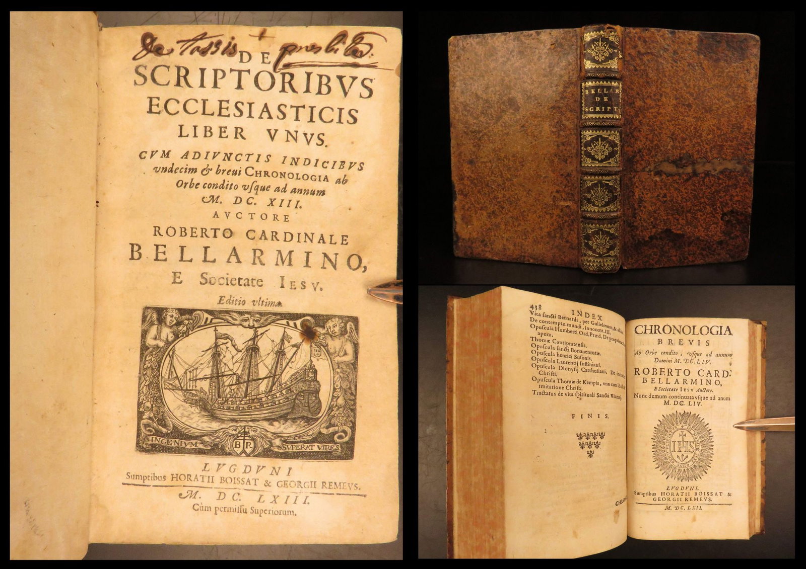 1662 – Robert Bellarmine – Scriptoribus Ecclesiasticis | Catholic Church Fathers (1 of 10)