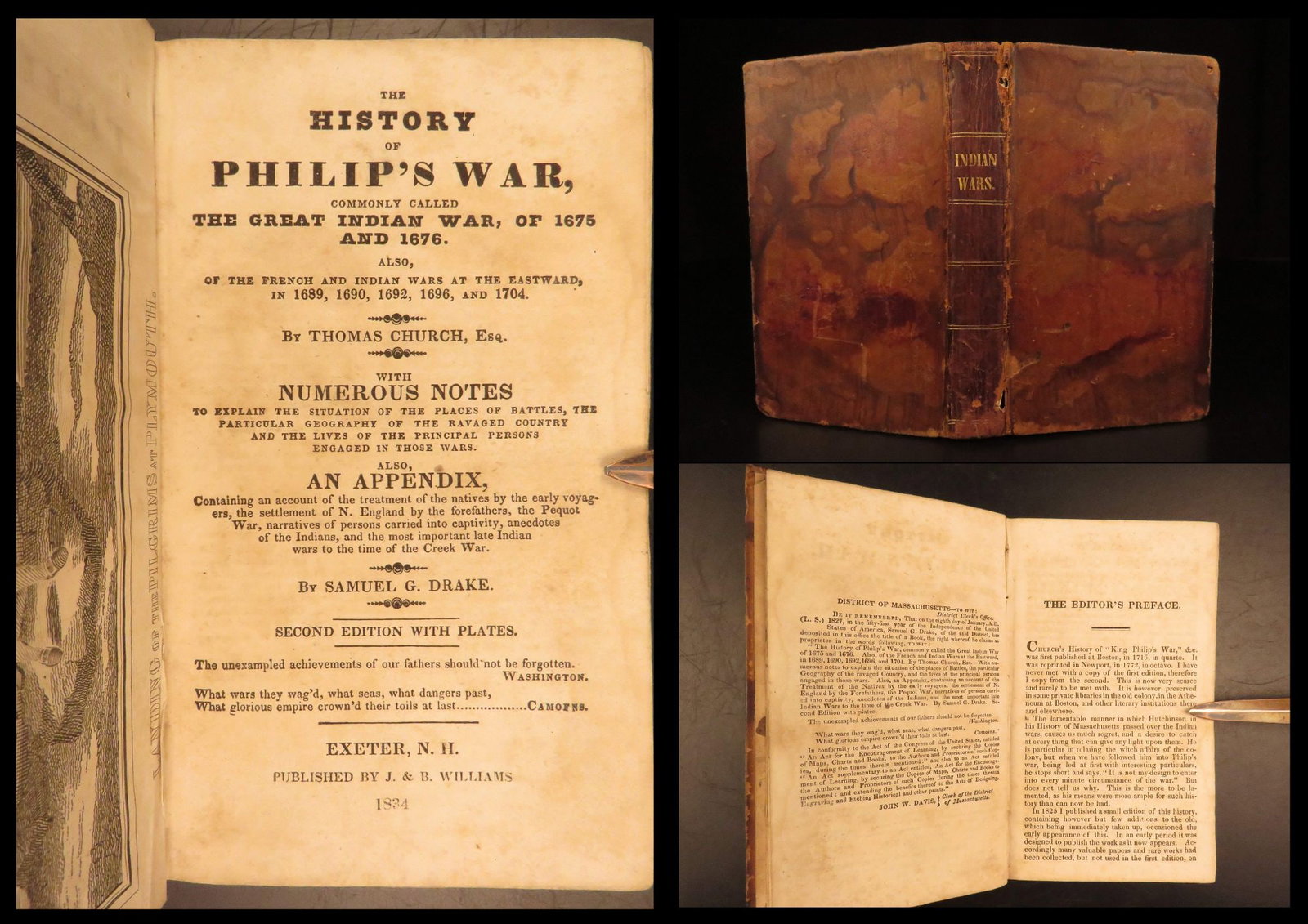1834 – History of King Philip’s War | Famous Native American Indian Wars: King Philips War, also known as Metacoms War or the First Indian War, was an armed conflict between English colonists and the American Indians of New England in the 17th century. It was the Native-Ame
