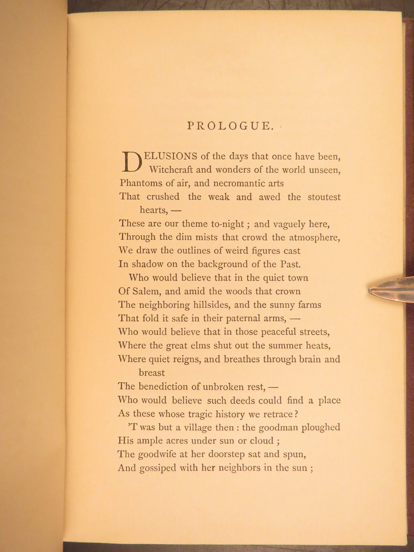 1868 – New England Tragedies – Longfellow | First Edition, Salem Witch Trials - 10