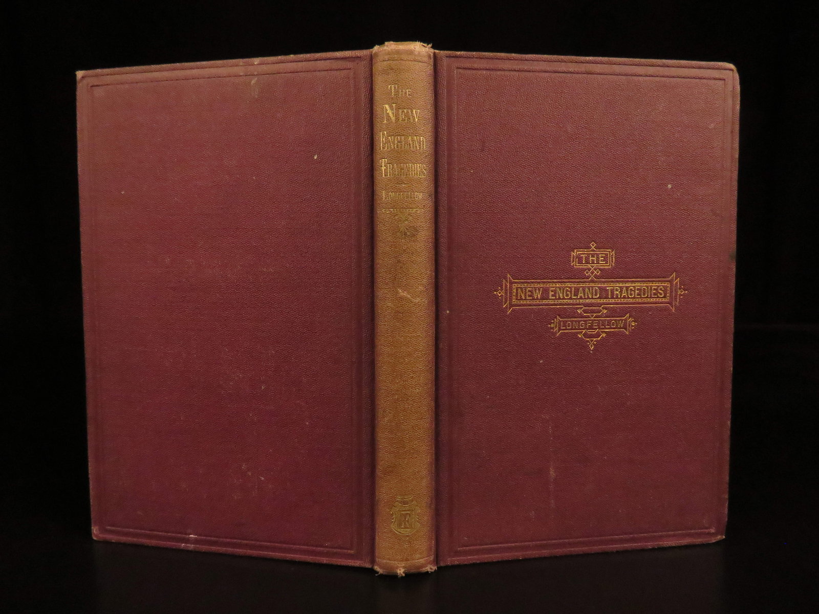 1868 – New England Tragedies – Longfellow | First Edition, Salem Witch Trials - 2