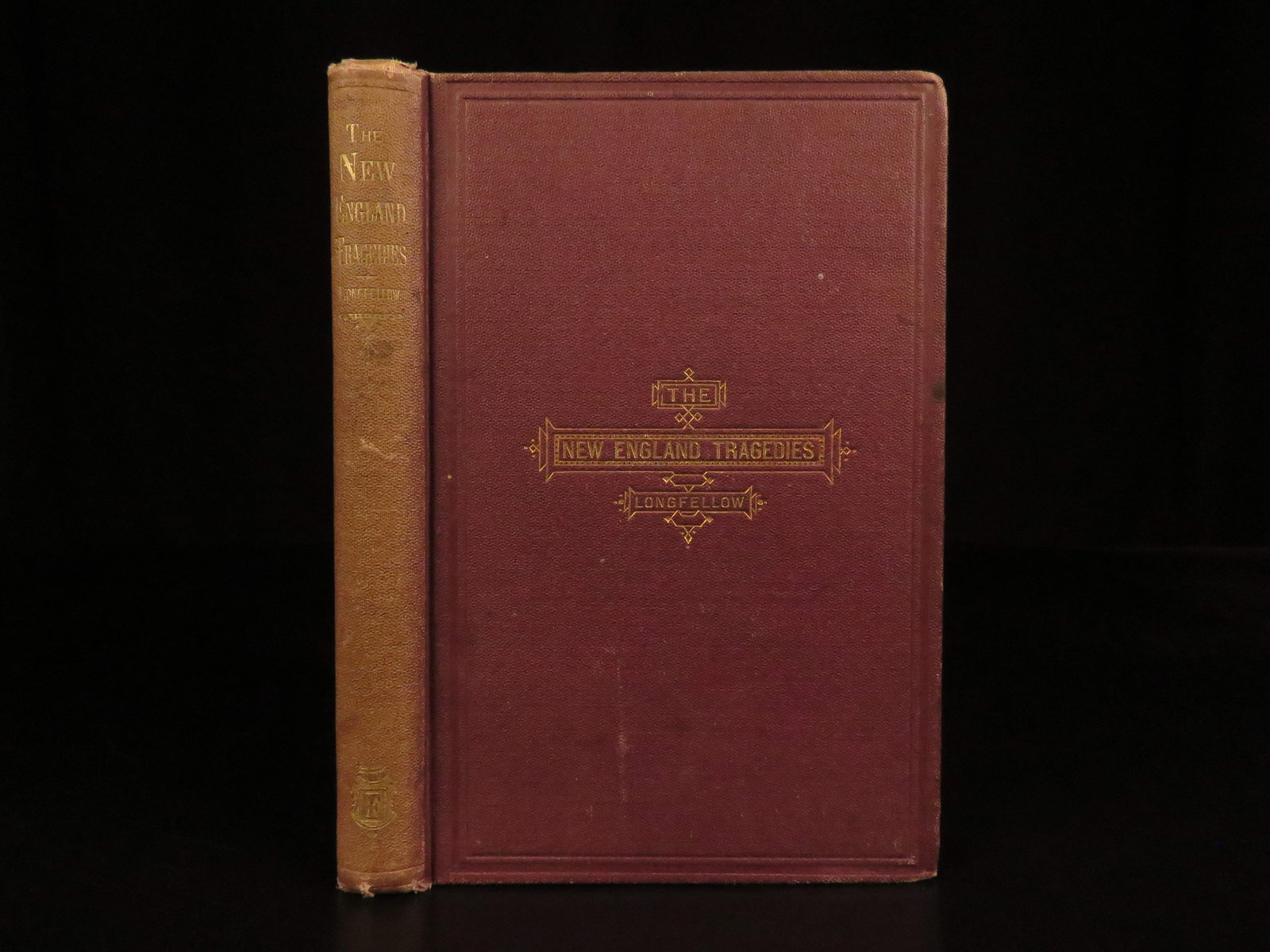 1868 – New England Tragedies – Longfellow | First Edition, Salem Witch Trials - 3