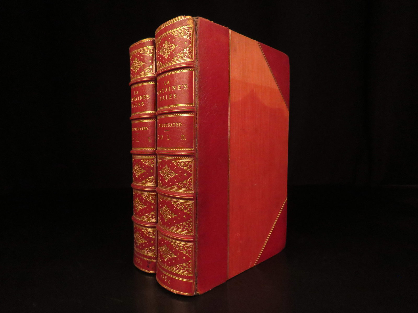 1884 EXQUISITE Jean de La Fontaine Tales & Novels Contes Eisen Illustrated 2v (1 of 15)