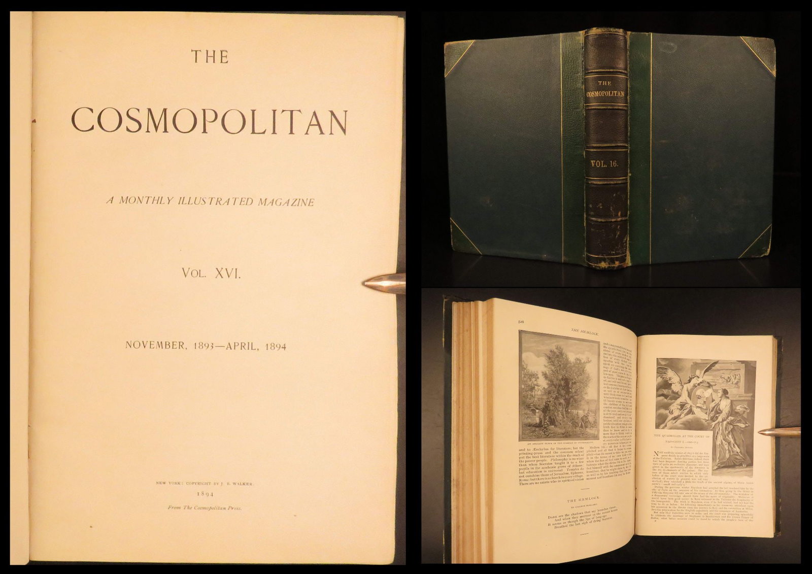 1894 – Cosmopolitan Magazine | Pocahontas, Indian Wars, Napoleon Bonaparte: The Cosmopolitan Magazine was a monthly periodical that was popular at the end of the 19th-century. While this magazine is still popular today, the 19th-century versions were focused on literary and i
