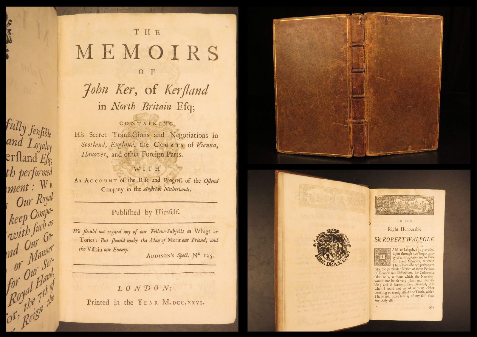 1726 – Memoirs of John Ker of Kersland | Scottish Double Agent, Espionage: The Memoirs of John Ker of Kersland is a first-hand account of the life of the Scottish double agent, John Ker. Ker aligned himself to both the Jacobites and the Hanoverians during the 18th-century po