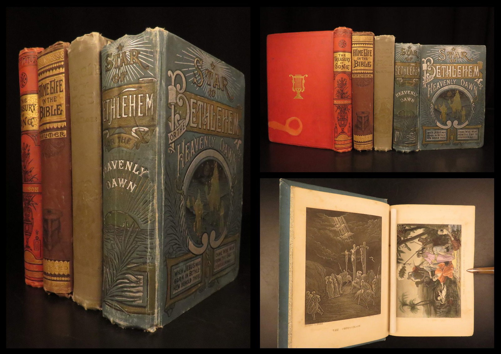 1881 – 4 Beautiful Books | Bethlehem, Bible History – Treasury of Song (1 of 10)
