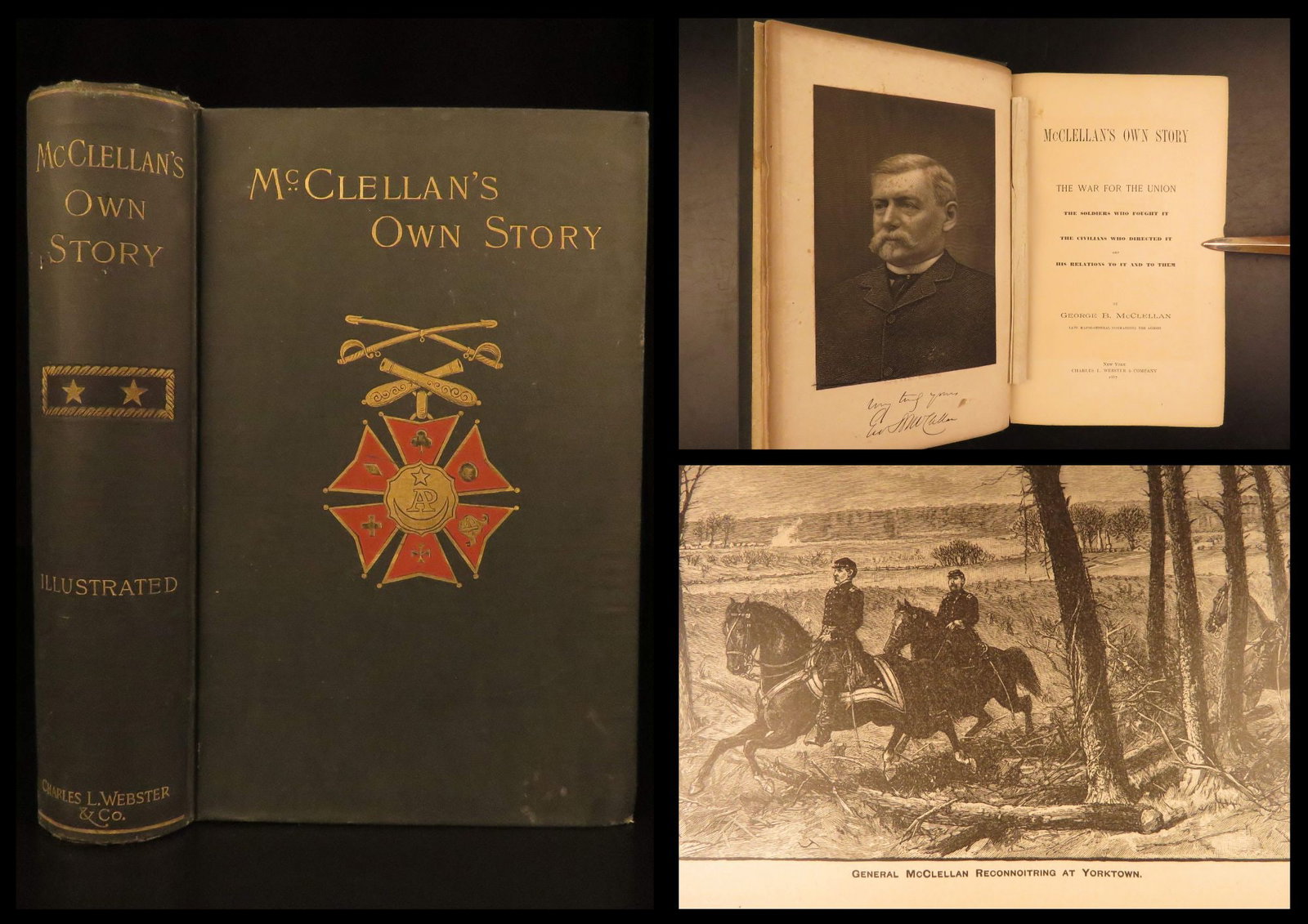 1887 – McClellan’s Own Story – George McClellan | First Edition Civil War Memoir (1 of 10)