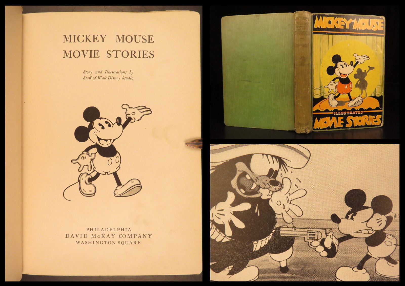 1931 – Mickey Mouse Movie Stories – Walt Disney Studios | First Edition, Illustrated (1 of 10)