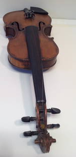 Vintage Menico G. Albanese Violin Dated- 1950: Description: Vintage Menico G. Albanese Violin. It has a sticker in the inside. Material: Wood frame with plastic bridge tuner.Measurement: 22 H x 7.5 W (widest point). Shipping cost: $25 excluding