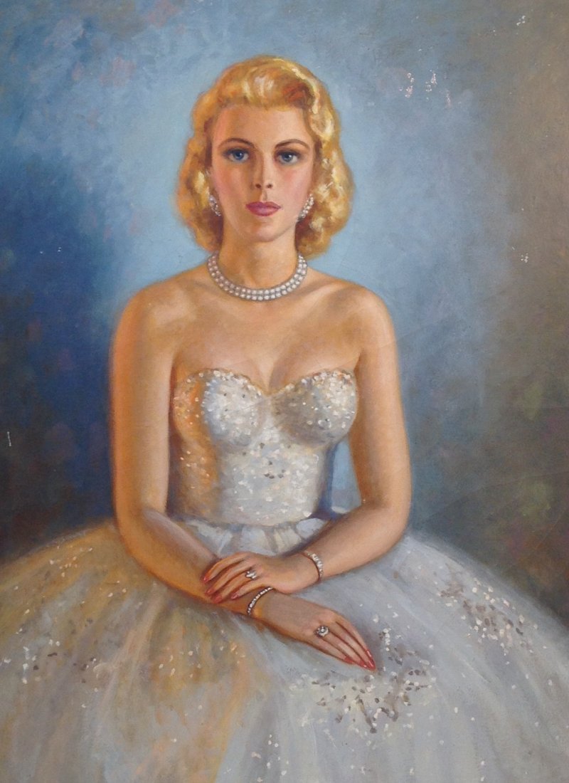 Vintage John Garth Oil Painting 30 x 40 (1 of 7)