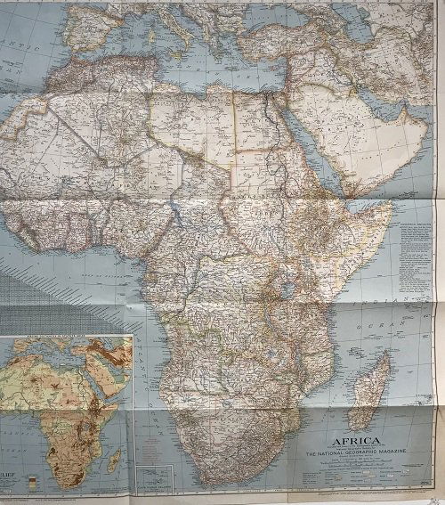 National Geographic Map Africa 1943 (1 of 4)