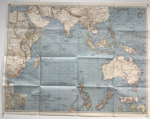 Indian Ocean Map 1941 (1 of 5)