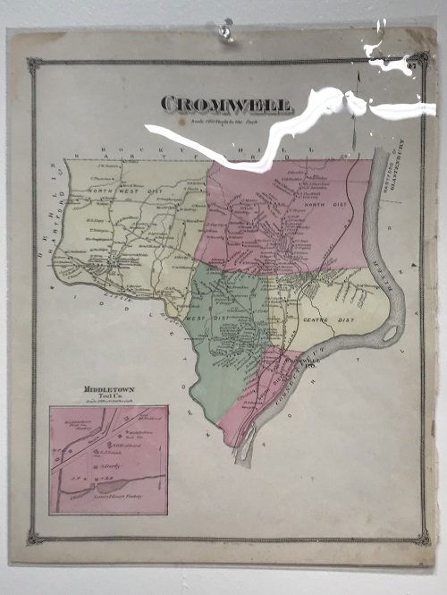 19th C.  Map of Cromwell CT (1 of 6)
