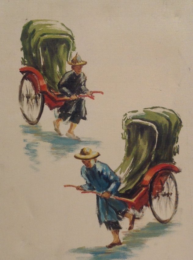 Signed KARVIN Oil Painting 16 x 12 (1 of 4)