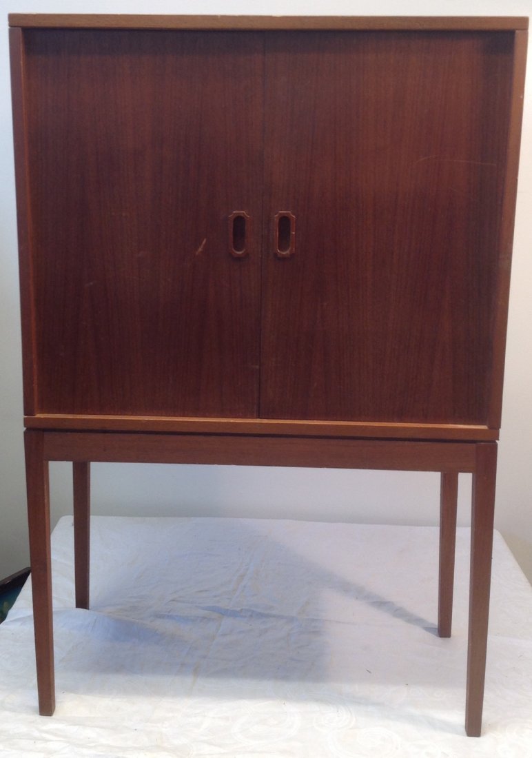 Elegant Danish Two Door Chest (1 of 8)