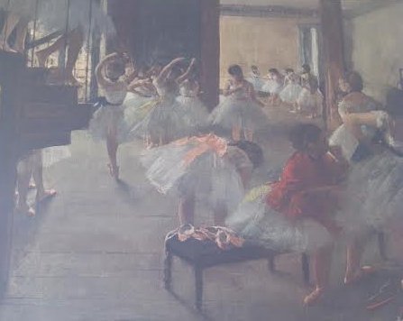 Edgar Degas -Ecole de Danse Lithograph 29 x 24.5: Description: NOTE: PRINT ONLY. Classic signed ballet rehearsal lithograph by Edgar Degas. Measurement approximate: 29 x 24.5. Shipping cost: $15.00 to anywhere within the contiguous U.S except for Cal