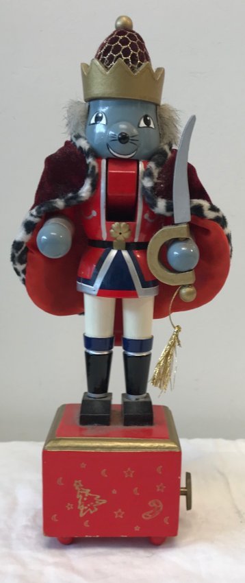 Vintage Painted Nutcracker wind up toy (1 of 2)