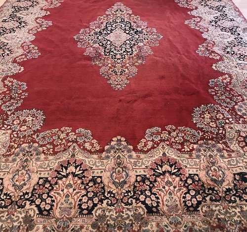 Oriental Dense 100% Wool Rug 14.6 FT X 9.8 FT (1 of 7)