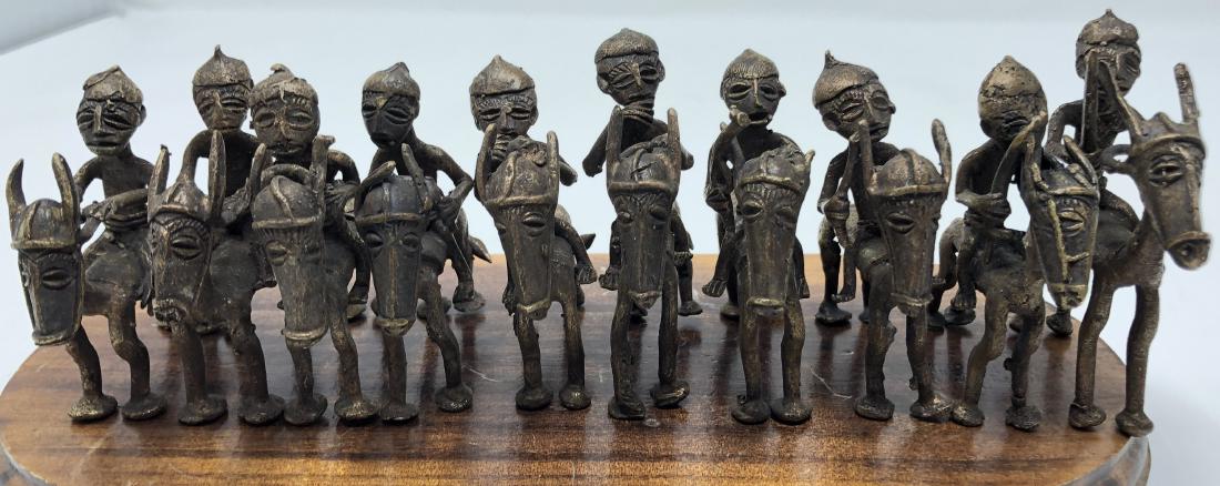 Brass Africa Benin Primitive Figurines (1 of 5)