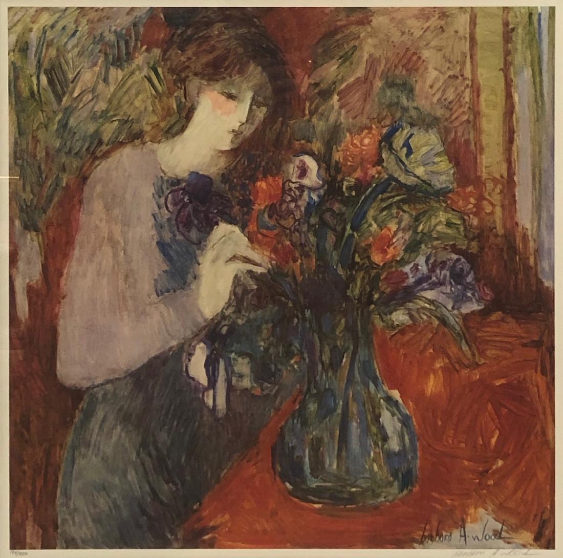 Barbara A. Wood Hand Signed Lithograph (1 of 4)