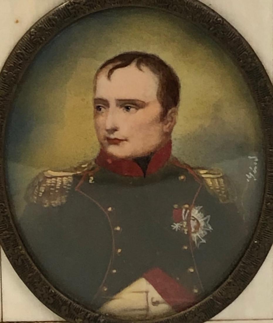 Carle Vernet Miniature Portrait of Napoleon Bonaparte (1 of 3)