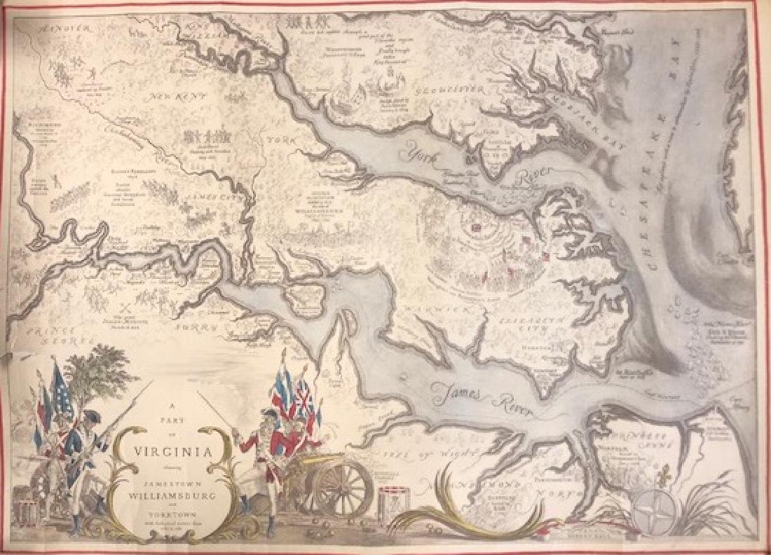 Antique Map of Part of Virginia, c. 1939 (1 of 9)