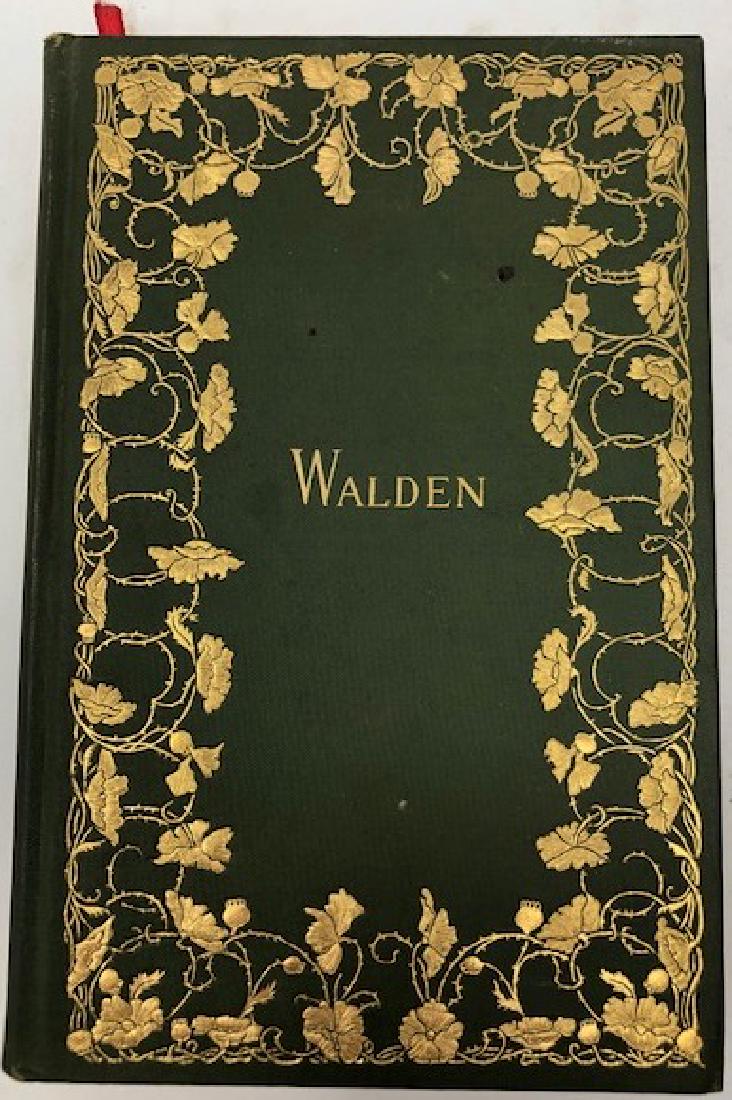 Absolutely Beautiful 1899 Edition of Walden by Thoreau (1 of 5)