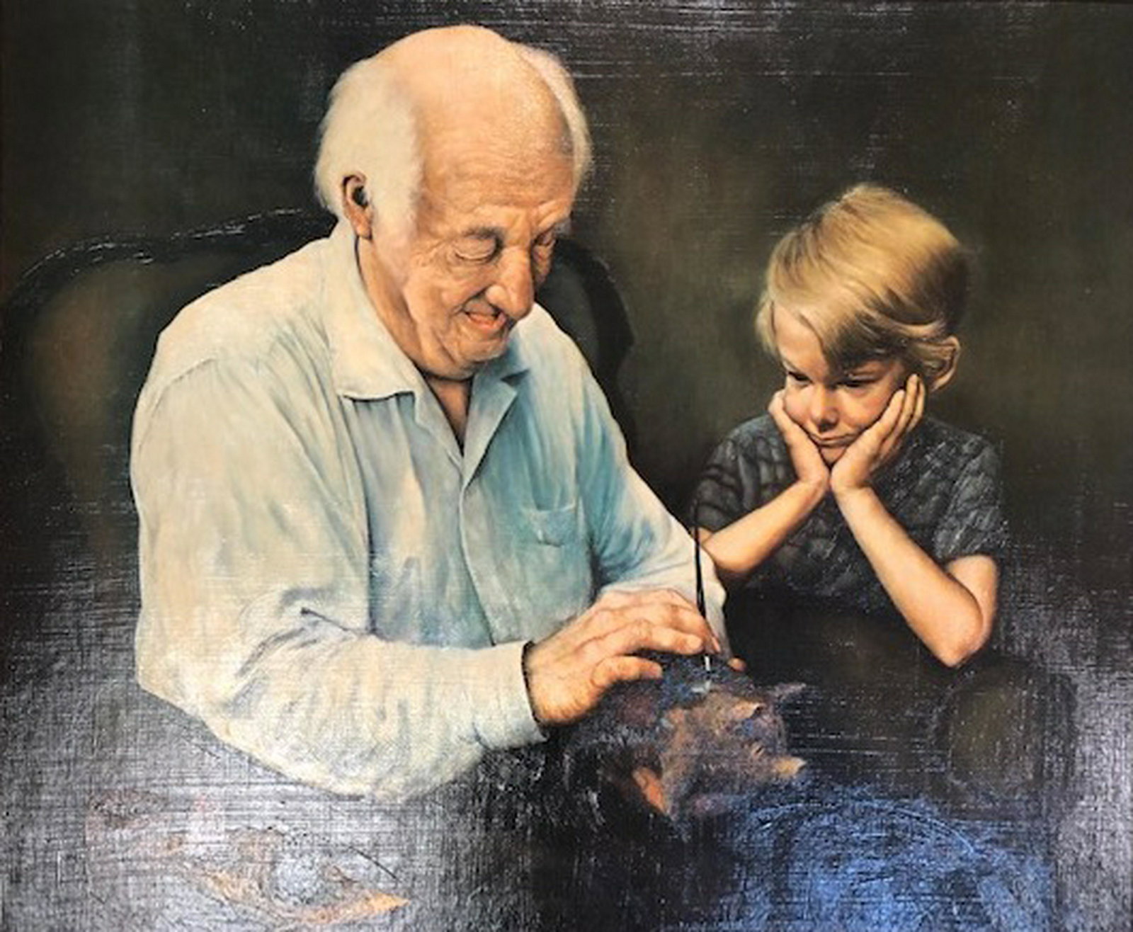 Original Oil by Joseph Dawley (1 of 5)