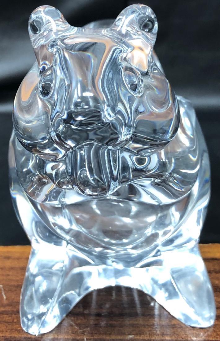 Vintage Sasaki Art Glass Squirrel Figurine: Description: Vintage Sasaki art glass squirrel bowl. Material: glass. Measurement: approximate 5" x 3" x 6" (INCHES). Shipping cost: $17