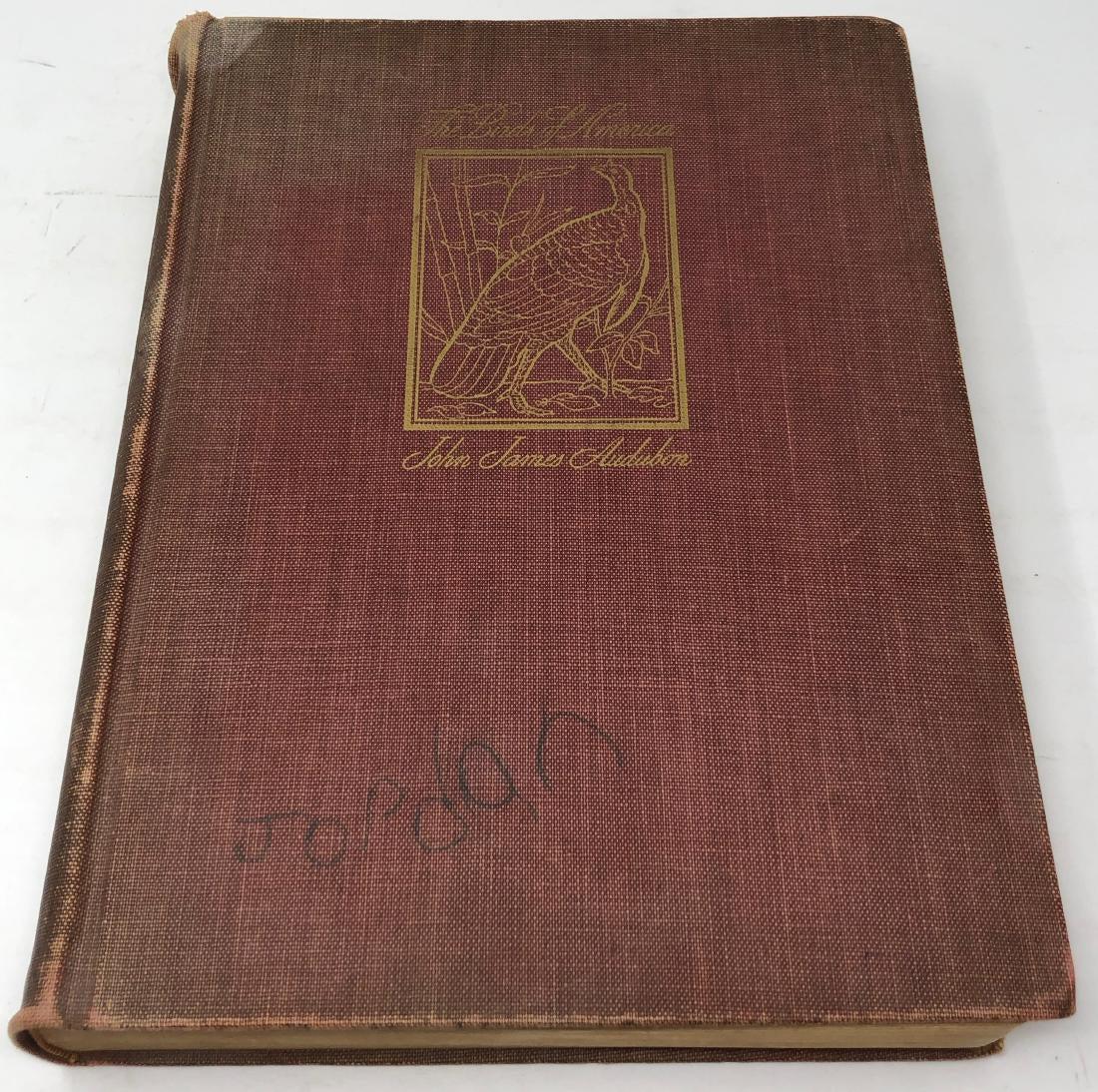 1941 Audubon: Description: Large, hardcover of John James Audubon's The Birds of America with stunning, color illustrations. Published by the Macmillan Company, over 400 pages; no dust jacket. Material: paper. Meas