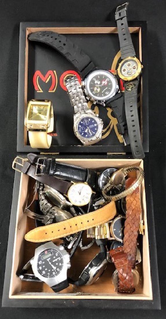 Wonderful Watch Collection: Description: Wonderful vintage watch collection. Set includes both men and ladies watches from Seiko, RJ Graziano, Timex and many more! If you bid it, it will come! Don't miss out on this great set of