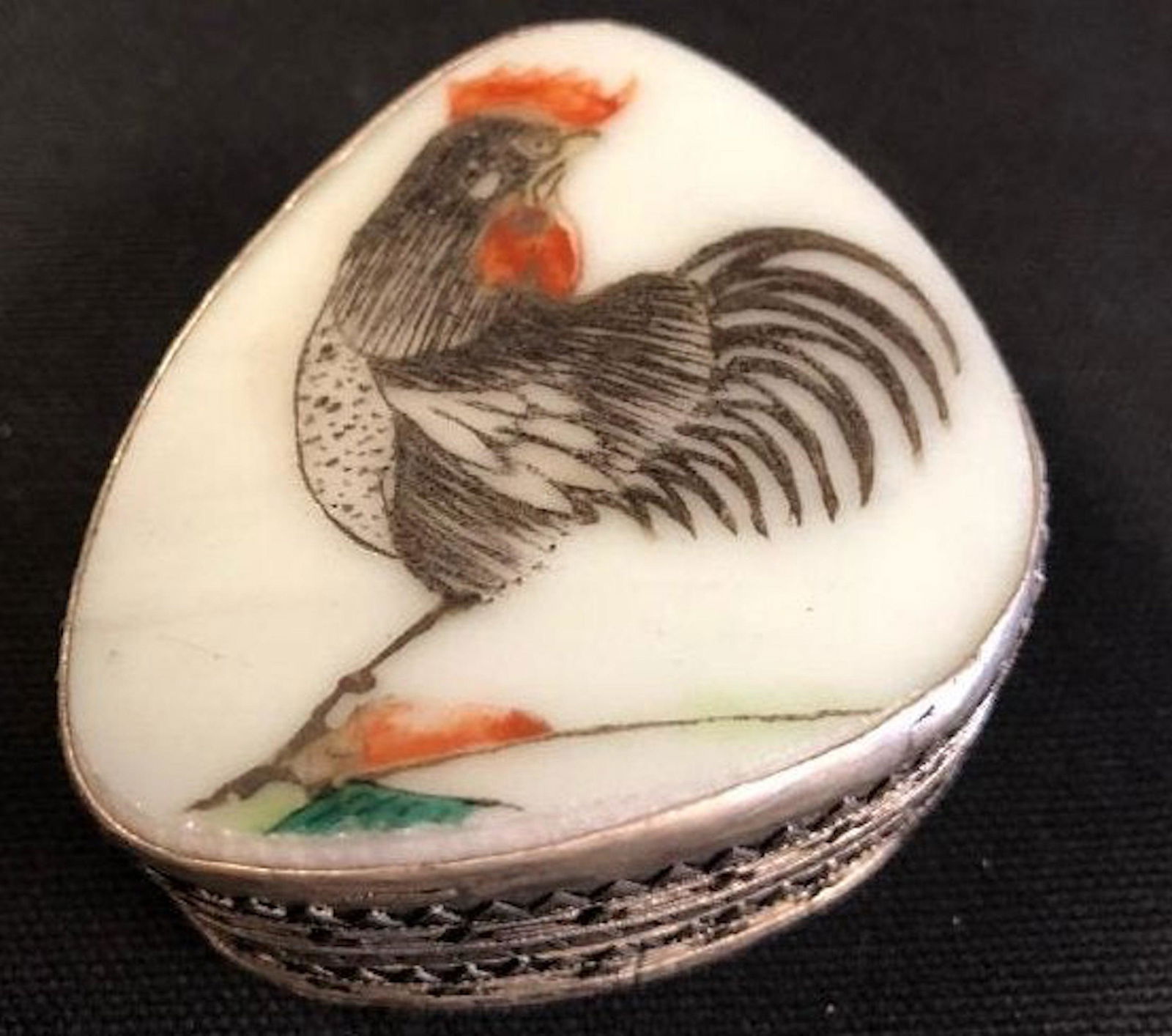 Vintage Petite Chinese Shard Jewelry Box (1 of 4)