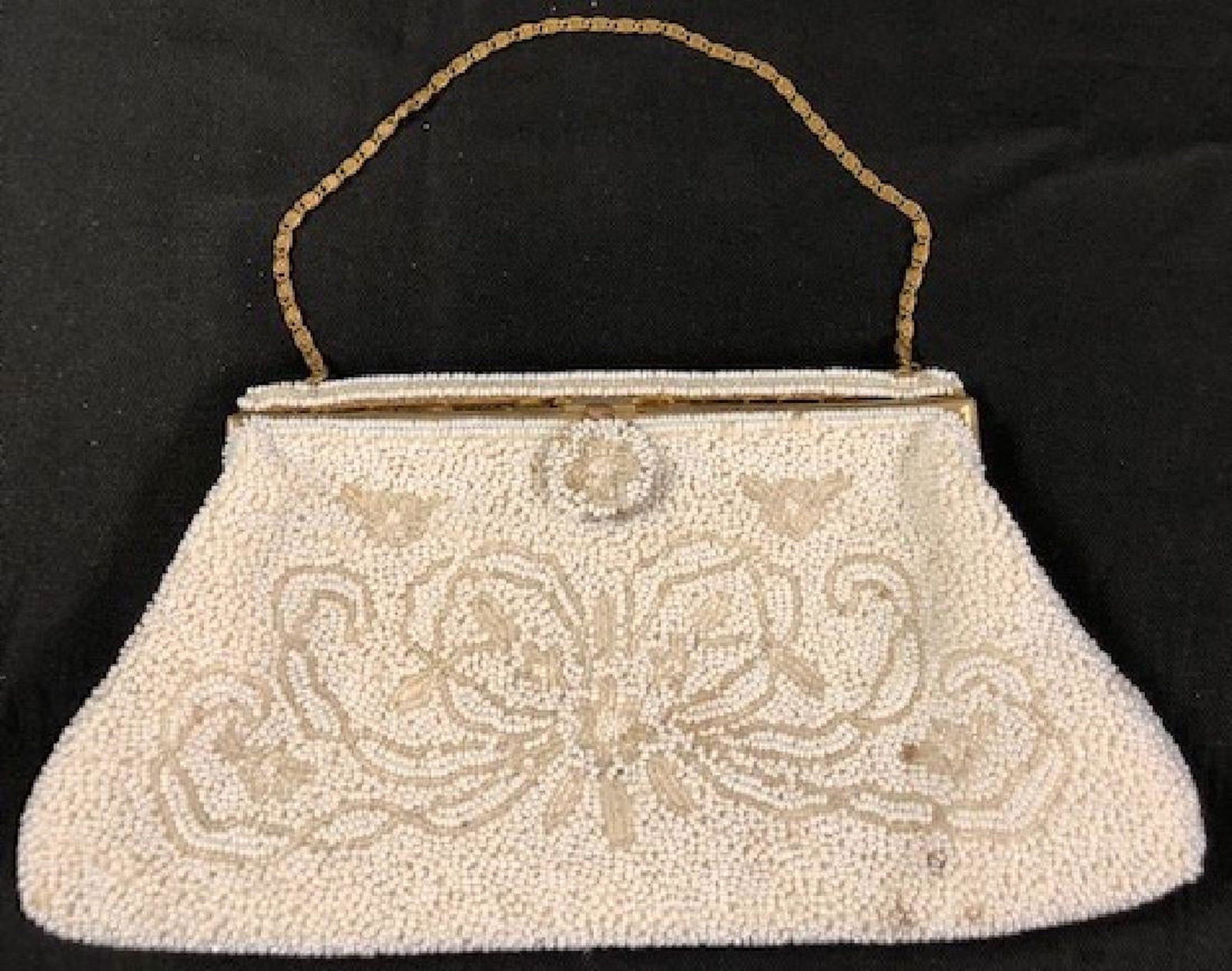 1970's French Beaded Evening Bag (1 of 4)