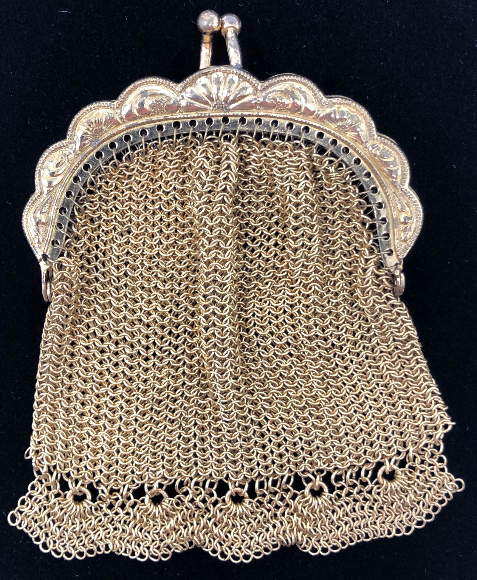 Gold Mesh Change Purse (1 of 4)