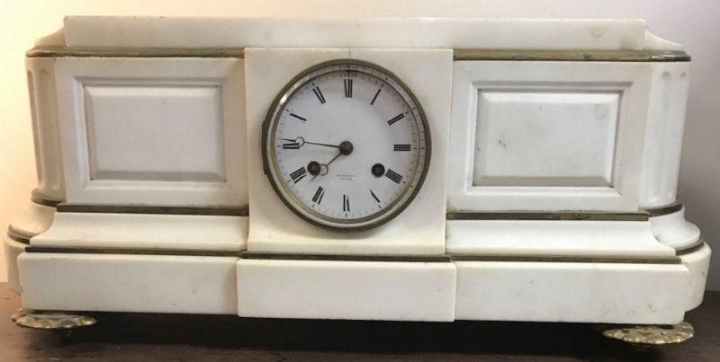 Tiffany & Co. New York Marble Mantle Clock (1 of 7)