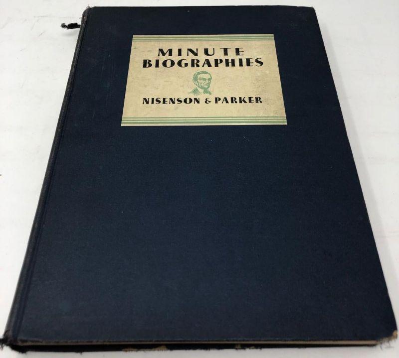 1st Edition Minute Biographies (1 of 4)