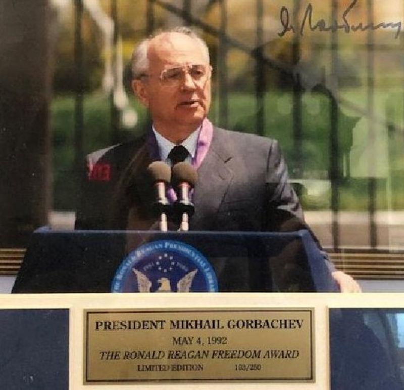 Limited Edition Autographed Gorbachev Photo (1 of 4)
