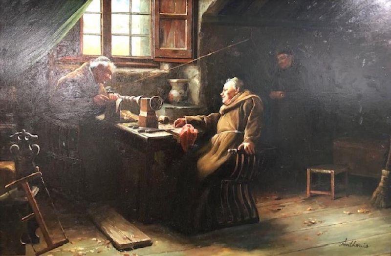 Signed Anthonio Original Oil on Canvas (1 of 4)