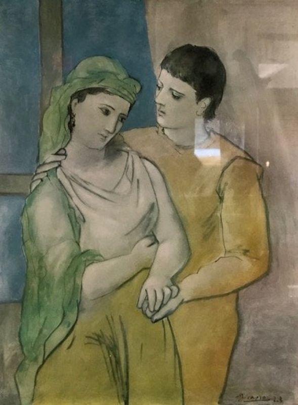 Vintage Picasso "The Lovers" Poster (1 of 4)