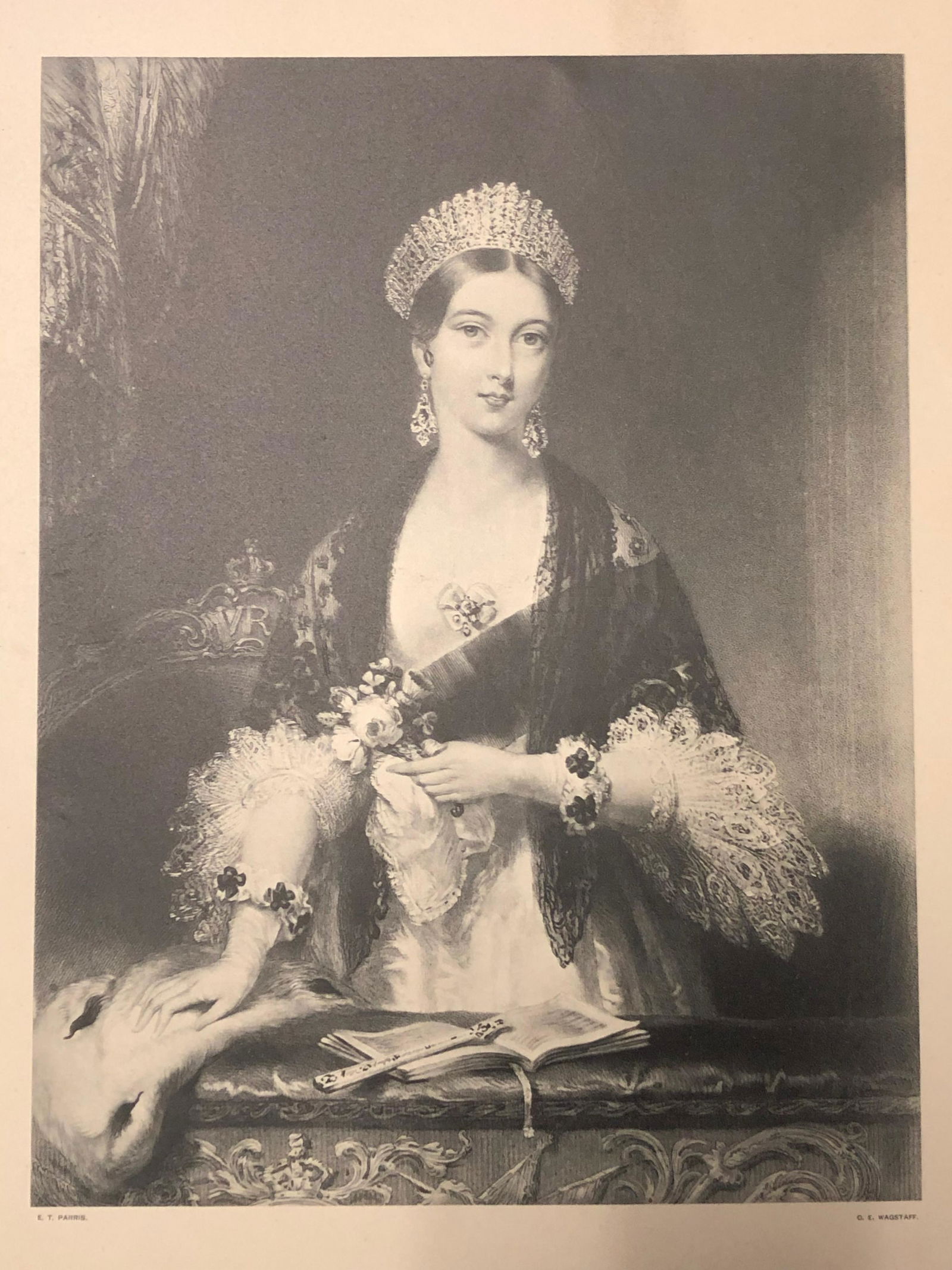 Antique Folio Etching from Book (1 of 6)