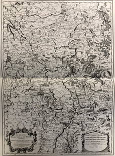 Copy of Antique Map--Le Cercle Eslectoral Du Rhein Map: Description: Copy of antique map--Le Cercle Eslectoral Du Rhein. A large map depicting the Rhine between Kleve and Strasbourg, Germany. Embellished with a large title-cartouche and a cartouche with