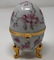 Vintage Limoges France Footed Egg Trinket Box