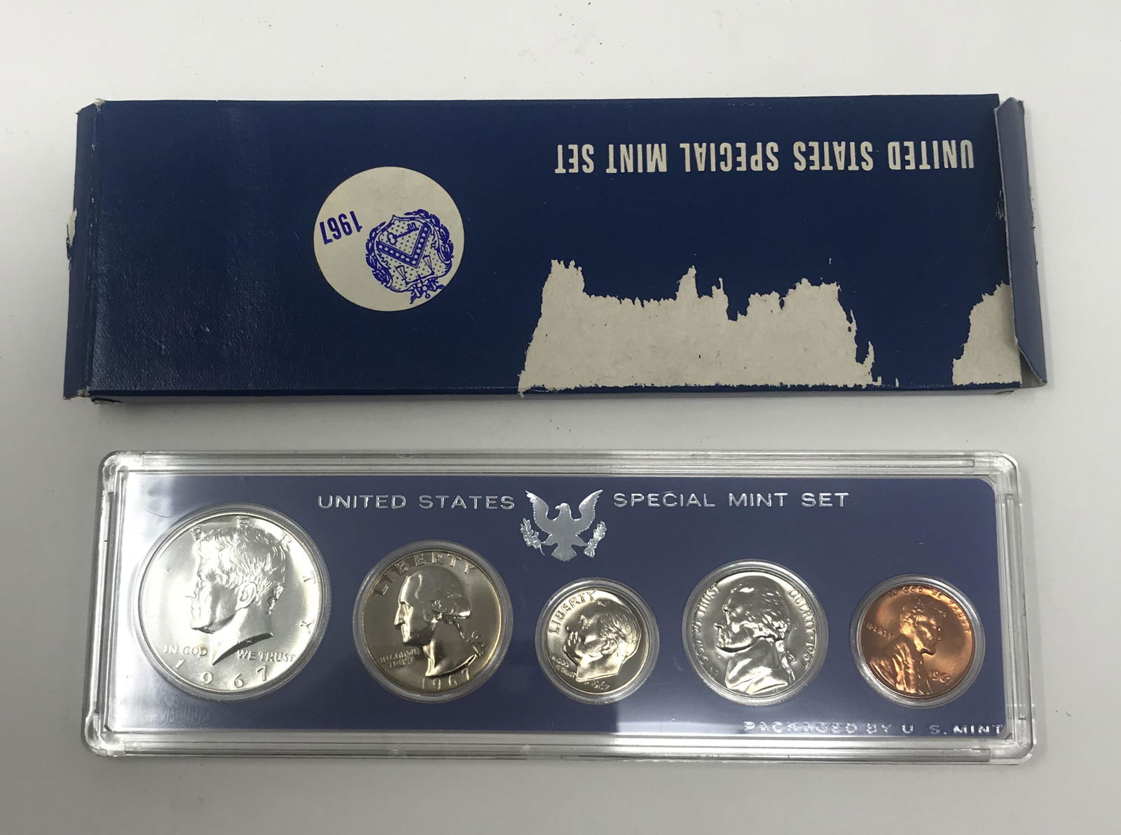 1967-P United States Special Mint Set with 40% Silver (1 of 2)