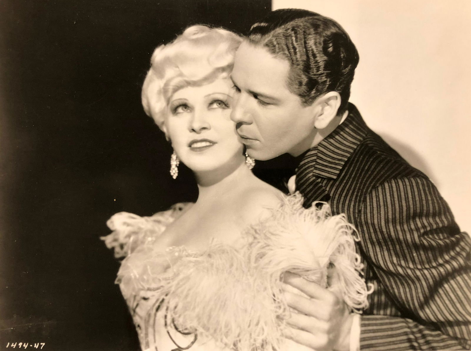 Vintage Mae West 8 X 10 film studio black and white (1 of 4)