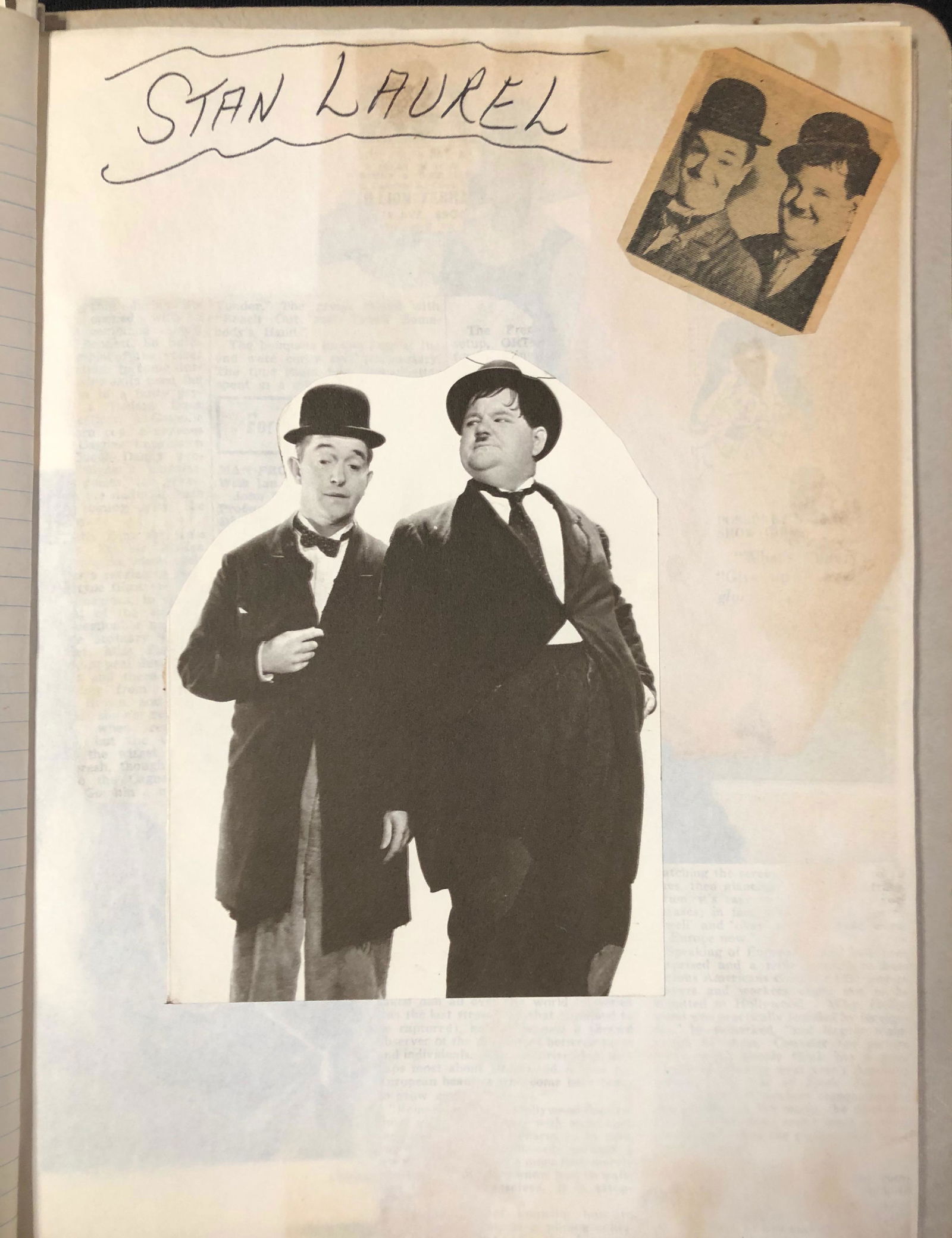 Laurel and Hardy scrapbook (1 of 6)